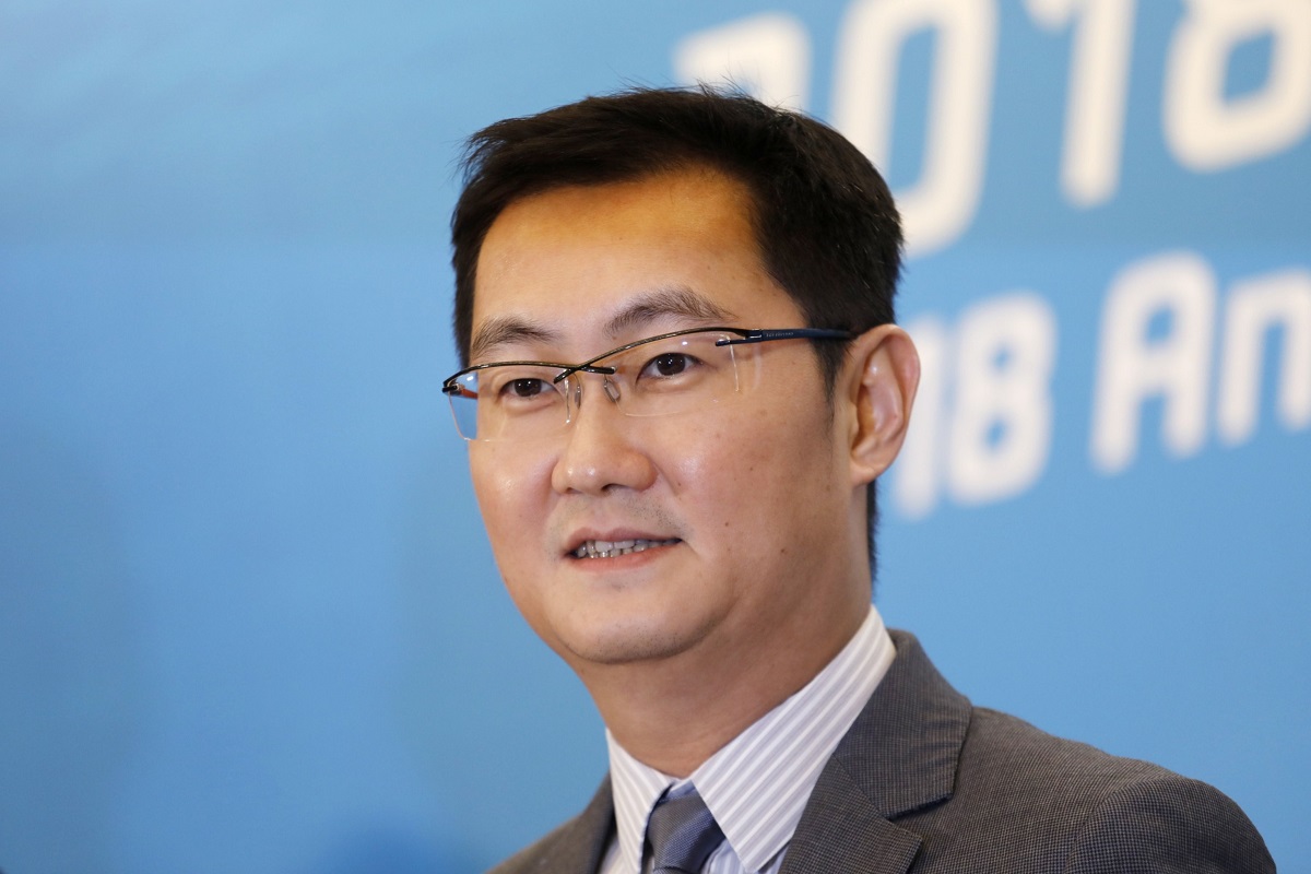 Pony Ma’s (pic) US$18.6 billion wealth surge this month is the biggest after Elon Musk’s. (Photo by Bloomberg)